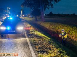 Dwie osoby trafiły do szpitala po dachowaniu pojazdu na trasie Byczyna-Kluczbork