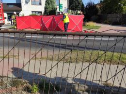 Na DK 42 w Rudnikach mężczyzna wtargnął pod ciężarówkę
