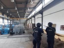 Szkolenie policjantów oddziału prewencji