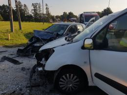 Wypadek w Biskupicach. Jedna osoba została ranna