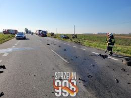 Poważny wypadek w powiecie nyskim. Lądował LPR