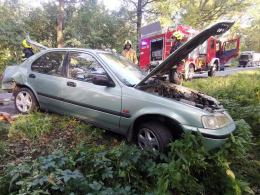 Wypadek w gminie Polska Cerekiew. Doszło do zderzenia osobówki i ciężarówki