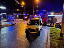Wypadek na skrzyżowaniu w Opolu. Sprawca nietrzeźwy