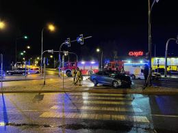 Wypadek na skrzyżowaniu w Opolu. Sprawca nietrzeźwy