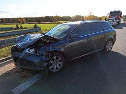 Wypadek na obwodnicy Kędzierzyna-Koźla. Zderzyły się trzy pojazdy