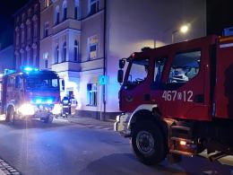 Pożar w kamienicy w Głuchołazach. Jedna osoba w szpitalu