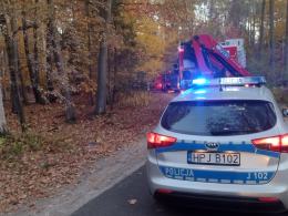 Wypadek w powiecie brzeskim. Nie żyje kierowca osobówki