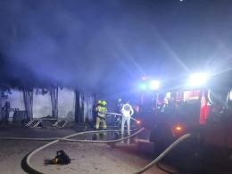 40-latek poważnie poparzony w wyniku pożaru w Szydłowicach. Lądował śmigłowiec LPR