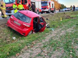 Zderzenie dwóch osobówek na wysokości Kolanowic. Są utrudnienia