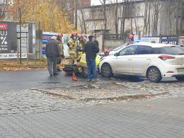 Wypadek z udziałem motocyklisty w Brzegu