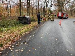 Dachowanie samochodu osobowego w Prószkowie