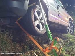 Wypadek na trasie Bierdzany - Olesno