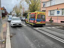 Potrącenie na przejściu dla pieszych na Spychalskiego w Opolu