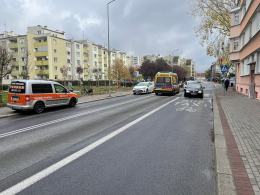 Potrącenie na przejściu dla pieszych na Spychalskiego w Opolu