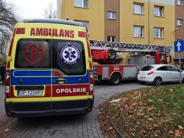 Ewakuacja i działania służb w mieszkaniu na Tatrzańskiej