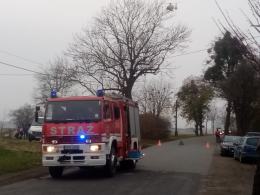 Wypadek w Magnuszowicach. Lądował śmigłowiec LPR