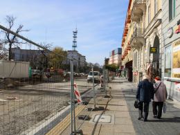Prace na ulicy 1 Maja w Opolu opóźniają się