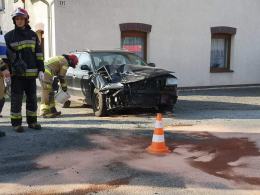 Zderzenie pojazdów w Domecku