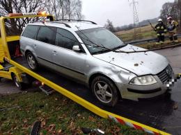 Zderzenie pojazdów w Gwoździcach w powiecie krapkowickim