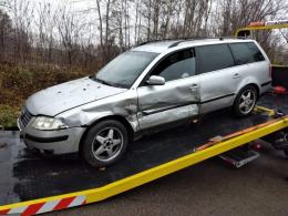 Zderzenie pojazdów w Gwoździcach w powiecie krapkowickim