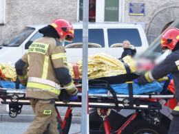 76-letni kierowca audi potrącił na przejściu dla pieszych 17-latka