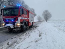 Złe warunki pogodowe i nierozważna jazda powodem wielu zdarzeń na drogach