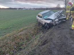Wypadek w gminie Rudniki. Jedna osoba ranna