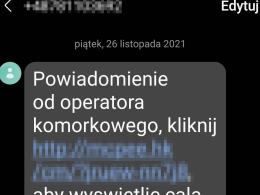 Uwaga na fałszywe SMS-y!