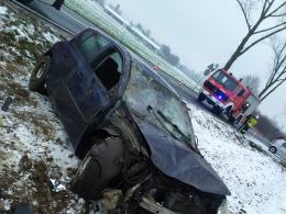 Zimowe warunki na drogach Opolszczyzny. Doszło do kilku kolizji