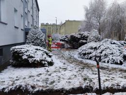 Uszkodzony gazociąg w Gortatowie. Ewakuowano 13 osób