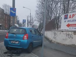 Zderzenie pojazdów w centrum Opola