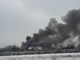Duży pożar w Stroszowicach