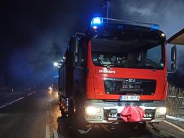 Pożar domu w powiecie Oleskim. W akcji 9 zastępów straży