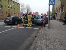 Kolizja przy przejściu dla pieszych na Fabrycznej w Opolu