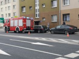 Kolizja przy przejściu dla pieszych na Fabrycznej w Opolu