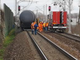 Wagon pociągu towarowego wykoleił się pomiędzy stacjami Opole Główne i Opole Zachodnie