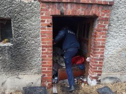 Korfantowscy policjanci pomogli bezdomnemu mężczyźnie