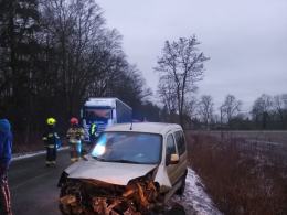 Zderzenie pojazdów w powiecie namysłowskim