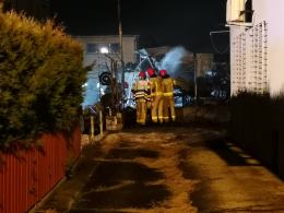 Pożar w warsztacie samochodowym przy Eichendorffa w Opolu