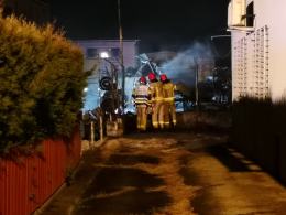 Pożar w warsztacie samochodowym przy Eichendorffa w Opolu