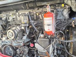 W autobusie MZK zapalił się silnik. Wezwano straż