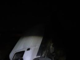 Bus wypadł z drogi. Policja poszukuje kierowcy