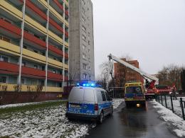 Mężczyzna wyskoczył z 10 piętra. Zginął na miejscu