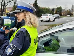 Akcja prędkość w Opolu - Rekordzista pędził ulicą Ozimską 116 km/h