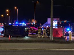 Zderzenie karetki z wozem operacyjnym PSP