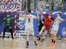 Gwardziści postawili się potentatowi polskiego handballa