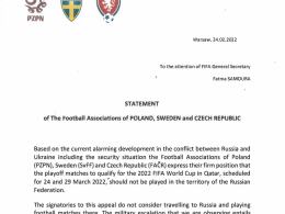 Piłkarska reprezentacja Polski nie poleci na baraż do Moskwy