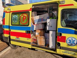 Opolska karetka wypełniona sprzętem pojedzie na Ukrainę