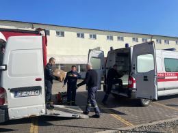Sprzęt strażacki, leki i materiały opatrunkowe dotarły szczęśliwie do Iwanofrankiwska