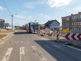 Trwają prace na DW 416 w Kietrzu